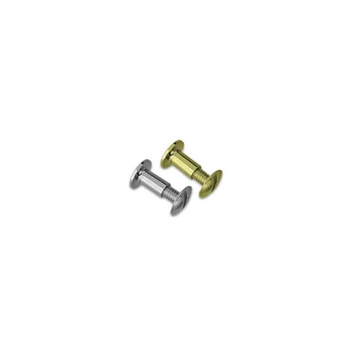 Brass Binding Post Male and Female Chicago Screws for Leather Belt